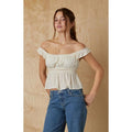 Your Favorite Women's Embroidered Off-The-Shoulder Top T-Shirts, Hoodie, Sweatshirt | GrindPrints.com