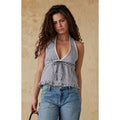 Your Favorite Women's Noelle Pinstripe Halter Top T-Shirts, Hoodie, Sweatshirt | GrindPrints.com