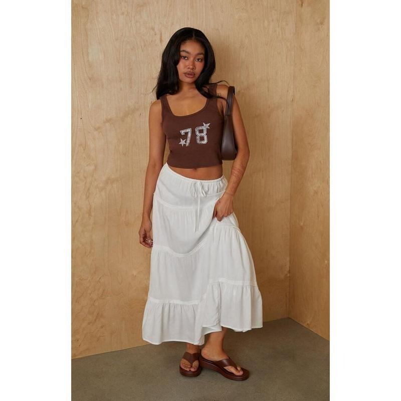 Your Favorite Women's Tiered Maxi Skirt - Multicolor T-Shirts, Hoodie, Sweatshirt | GrindPrints.com