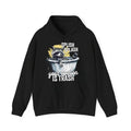 Your Opinion Is Trash Funny Hoodie Casual Street Style Fleece Fabric Pullover Hooded Sweatshirt for Women for Men,...