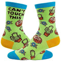 Youth Can't Touch This Socks Funny Sharp Cactus Hedgehog Graphic Sarcastic Footwear Funny Graphic Socks Comfortable...