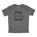 Youth Chick Magnet T Shirt Funny Cut Baby Chicken Novelty Tee Funny T Shirts Easter Tops for Kids Novelty Tees for Kids...