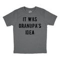 Youth Funny T Shirts It Was Grandpas Idea Sarcastic Graphic Tee For Kids Funny T Shirts Funny Sarcastic Short Sleeve...