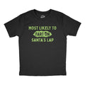 Youth Funny T Shirts Most Likely To Fart On Santas Lap Sarcastic Christmas Graphic Novelty Tee For Kids Funny T Shirts...