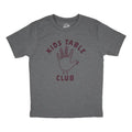 Youth Kids Table Club T Shirt Funny Thanksgiving Dinner Turkey Hand Tee Funny T Shirts Thanksgiving Tops for Kids Funny...