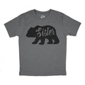 Youth Sister Bear T shirt Cute Funny Cool Camping Family Tee for Little Sister Funny T Shirts Funny Sister Short Sleeve...