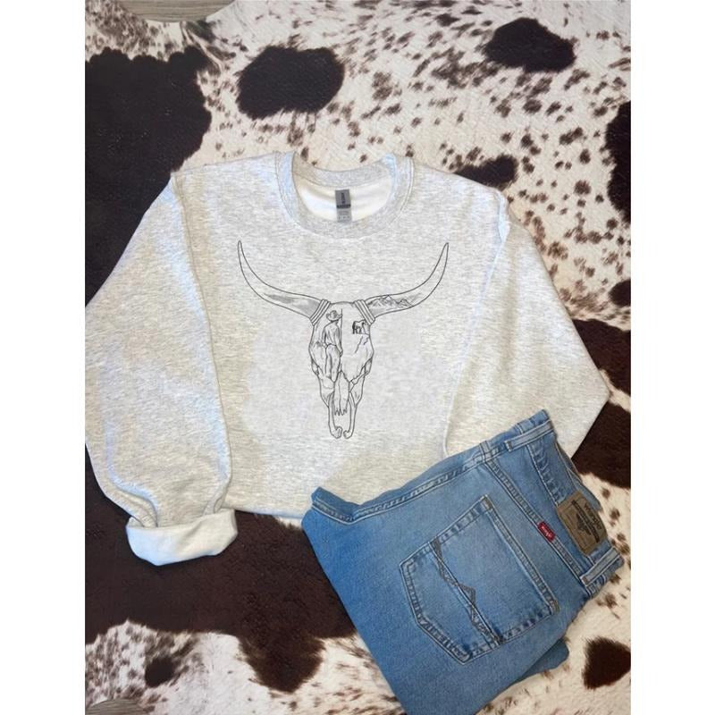 ZB Crew sweatshirt, Western clothing Sweatshirt, Country shirt, western tops, western outfits women Hoodie | GrindPrints.com