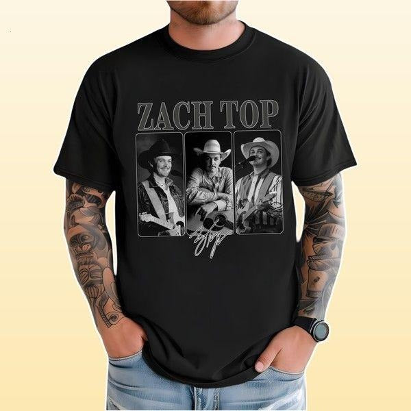 Zach Top Music Tour Unisex T-shirt Cotton And Machine Washable Customizable Graphic Hoodie, Sweatshirt | GrindPrints.com