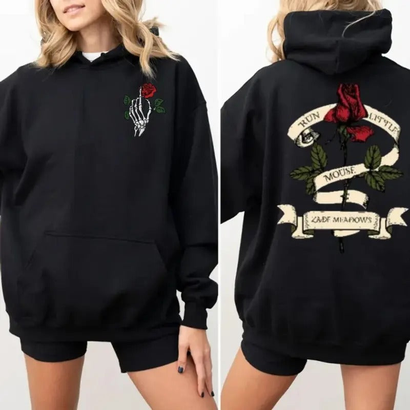 Zade Meadows Haunting Adeline Sweatshirt, Zade Meadows Shirt, Run Little Mouse Women's Hoodie, Book Lovers T Shirt Gift...