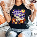 Zero Dog Halloween Starry Night Shirt, Nightmare Before Christmas Tees, land Spooky Season Shirt, land Oogie Boogie Bash...