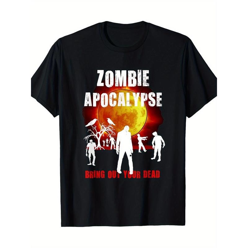 Zombie Apocalypse Halloween Horror T-shirt Made in USA Hoodie, Sweatshirt | GrindPrints.com