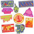 Zombie Sticker Extra Large Stickers for Adults Funny Adhesives with Memes Sarcastic  Funny Zombie  Multi T-Shirts,...
