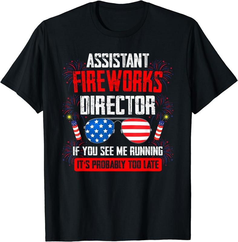 assistant fireworks director if you see Assistant firework T-Shirt Hoodie, Sweatshirt | GrindPrints.com