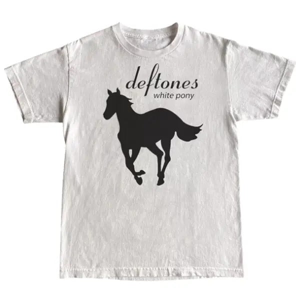 deftones white pony t shirt, Unisex T-shirt, Y2k Shirt, Gift For Men Women Hoodie, Sweatshirt | GrindPrints.com