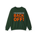 f You Can Read This Back Off Sweatshirt Casual Street Style Fleece Fabric Crewneck Pullover Sweatshirt Tops Trendy for...
