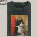 Gamnant Funny Cat Art Print Gray Meme Shirts Cat Lover Cat Meme Him Her Menswear Top T-Shirts, Hoodie, Sweatshirt