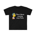 Funny Meme Shirt, Millhouse They/them causing may/hem Tee, Gift Unisex T-Shirt Hoodie, Sweatshirt | GrindPrints.com