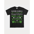 irish girls are whiskey on ice st patricks day shirt 2024 Men's sport Black casual short-sleeved T-shirt 220g Made in USA...