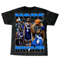 "kobe" Blue - Vintage Bootleg Tee Graphic Unisex T-Shirt Menswear Top Hoodie, Sweatshirt | GrindPrints.com