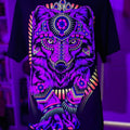 lobo blanco Cotton Black Casual T-Shirts, Hoodie, Sweatshirt | GrindPrints.com
