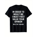 Men's Bold Statement Cotton T-Shirt