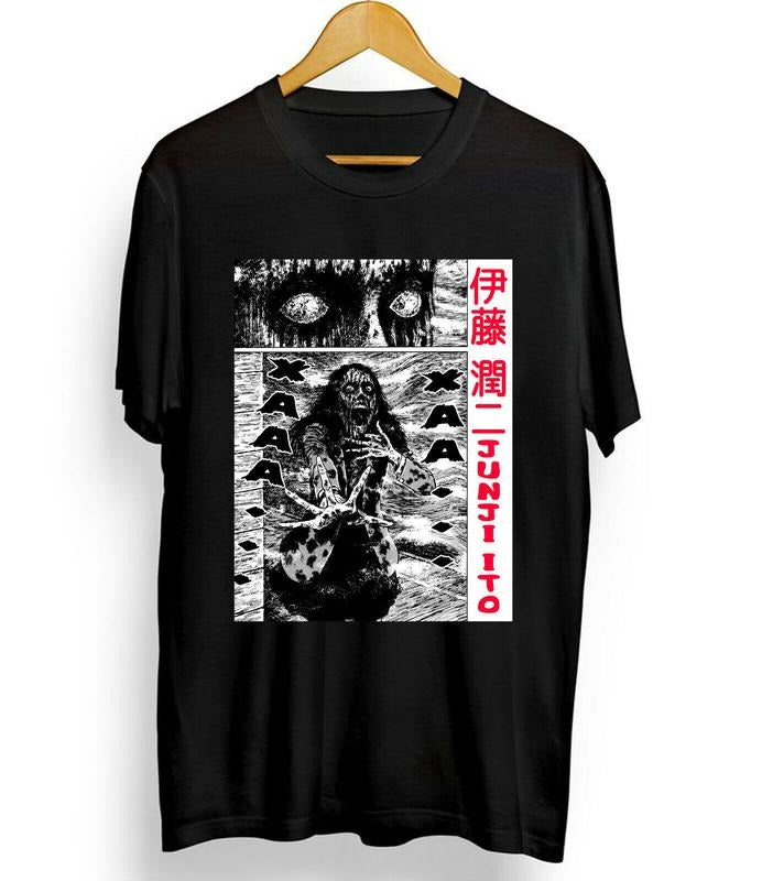 new Tomie Junji Ito Horror Tee, Junji Ito Uzumaki Title T-Shirt S-4XL,Horror Manga Hoodie, Sweatshirt | GrindPrints.com