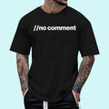 No Comment Funny Code Programming Joke Coder Cotton 100% Top Trending T-Shirts, Hoodie, Sweatshirt
