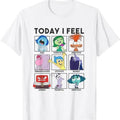 !nside Out 2 Today I Feel... Vintage Panels T-Shirt, Graphic tee, Fashion Cotton, Streetwear, For Men, For Women Hoodie,...