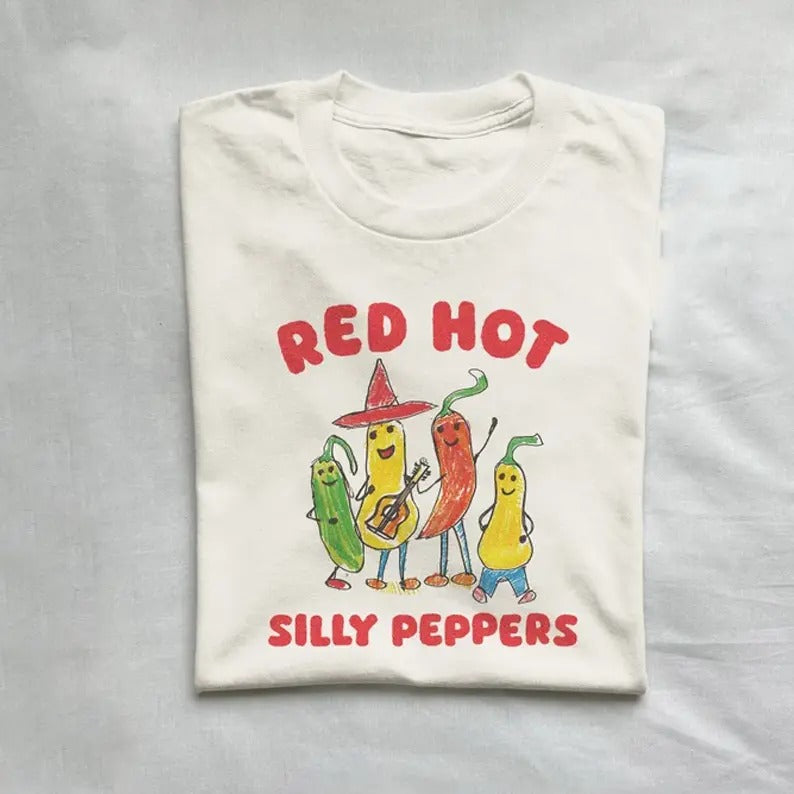 silly peppers - unisex t shirt, silly daily t-shirt, meme shirt Hoodie, Sweatshirt | GrindPrints.com