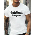 text art Spiritual Gangster men's T-shirt comfort fit Made in USA Hoodie, Sweatshirt | GrindPrints.com