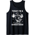 today i'm a serious goose funny lifting weights fitness gym Tank Top made in usa T-Shirts, Hoodie, Sweatshirt