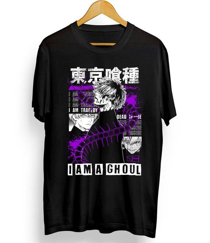 tokyo ghoul New T-Shirt S-4XL ,kaneki ken,anime, japan,otaku,Graphic tee,Black Hoodie, Sweatshirt | GrindPrints.com