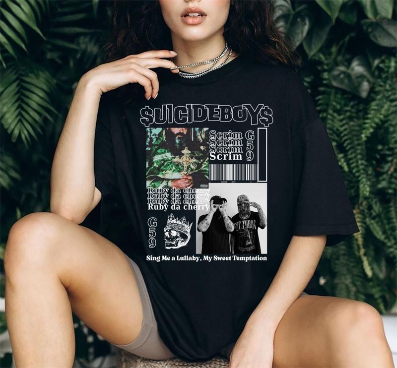 $uicideboys Ruby Da Cherry Shirt, SB Merch Hoodie, Sweatshirt | GrindPrints.com