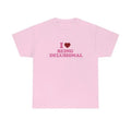 unny t-Shirt | I heart | I Love Being Delusional | 90s Aesthetic | Funny Quote tshirt, I Love Personalized Gift, Gift For...