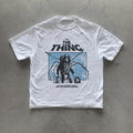 y2k The Thing T-Shirt, Sci-Fi Movie Tee, Graphic Tees Gothic Grunge Y2k Emo Scene Amity Affliction Style Clothes Men...